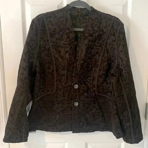 Brocade, reversible blazer